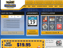 Tablet Screenshot of paramountautoservice.com